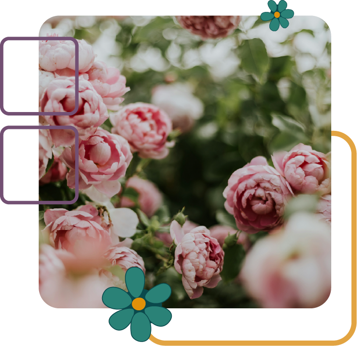 Section Fleurs et bouquets de la page Produits & services du P'tit Jardin, jardinerie et fleuriste à Briançon.